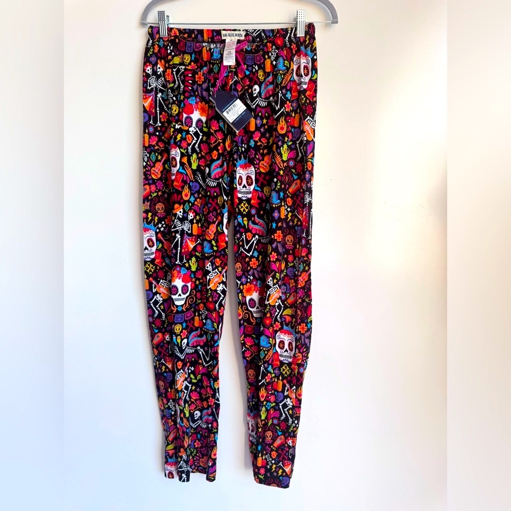 Little Blue House Hatley Small‎ Sugar Skull Day of the Dead Women's Pant Pajama